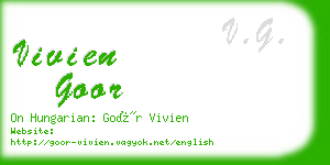 vivien goor business card